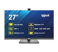 iggual Écran PC IGG320013 27" Full HD 1920 x 1080 LED Noir