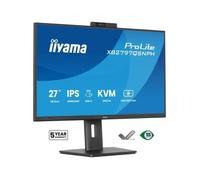 iiyama Moniteur XB2797QSNPH-B1 27" IPS QHD 75Hz USB-C PD96W HDMI DP HAS Webcam KVM RJ45
