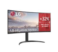 LG 34WP75CP-B.AEU UltraWide 34' LED Monitor with 3440 x 1440 UWQHD @ 160Hz, VA Panel, HDR10, 1ms, 2x HDMI, DisplayPort, USB-C - Black Glossy & Matte
