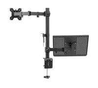 Monitor Stand， Bras réglable for Moniteur et Ordinateur Portable avec Support de Plateau for écrans d'ordinateur de 17 à 23 Pouces ，Parts