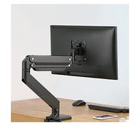 Monitor Stand Desktop Monitor Stand Arm Single Monitor Desk Mount with Gas Spring for 17``-40''Monitors Heavy Duty Monitor Stand Holds Up to 1-15KG Monitor Mount (Color : White) (Black)