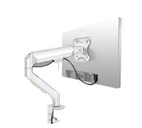 Monitor Stand， Support de Moniteur à Ressort à gaz de Bureau 17-34 Pouces, Bras articulé, Support de Mouvement Complet, Support TV, Support de Base for PC, VESA ，Parts(M5 White)