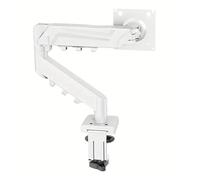 Monitor Stand， Support de Moniteur Universel réglable, Bras de Moniteur Ergonomique, Support de Bureau for écran de 13 à 32 Pouces avec Pince ，Parts(White)