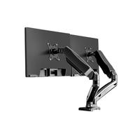 Monitor Stand， Support for Double Moniteur for écrans de 22 à 35 Pouces, Support réglable, avec pivotement à 180°, Inclinaison, Rotation à 360° for Le Bureau à Domicile ，Parts