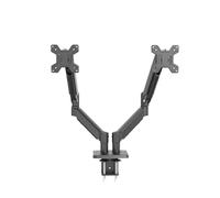 Monitor Stand， Support réglable for Moniteur d'ordinateur de Bureau, Support Suspendu for Ordinateur 17-32 Pouces, Support d'écran, Pince à Bras de Levage ，Parts(Black Dual 18KG)
