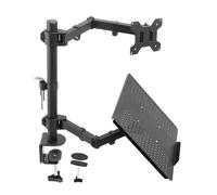 Monitor Stand， Support réglable for Moniteur et Ordinateur Portable, Support d'ordinateur de Bureau, Support à Double Bras jusqu'à 17 Pouces ，Parts