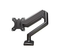 Monitor Stand， Support Suspendu for Moniteur 17-32 Pouces, Noir et Blanc, Bras de Levage, Support d'écran, Pince réglable, Montage sur Ordinateur ，Parts(Black)