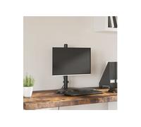 vidaXL Support de moniteur noir acier VESA 75/100 mm