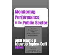 Monitoring Performance In The Public Sector