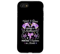 Monitrice D'équitation Humour Monitrice Passionné De Chevaux Coque pour iPhone SE (2020) / 7/8