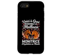 Monitrice D'équitation Humour Monitrice Passionné De Chevaux Coque pour iPhone SE (2020) / 7/8