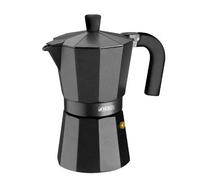 Monix Bra Machine À Expresso Italienne En Aluminium Noir 6 Tasses