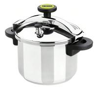 MONIX Classica | Cocotte Minute Tradionnelle 6 Litres, Acier Inoxydable 18/10, Compatible Toutes Sources de Chaleur Induction Incluse Acier inoxydable
