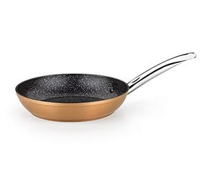 MONIX Cooper | Poêle 24 cm, Aluminium Forgé, Revêtement Antiadhésif Quantanium sans PFOA, Compatible Tous Feux Y Compris Induction