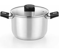Monix Elite - Casserole de en acier inoxydable, différentes tailles de à 10 litres, couvercle inclus.
