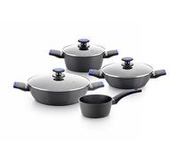 MONIX Martin Berasategui Batterie De Cuisine 7 Pièces, Aluminium Forgé Avec Revêtement Antiadhésif, Sans Pfoa, Convient Pour Tous Types De Cuisinières, Y Compris Induction