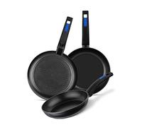 Monix – Lot de 3 poêles Martín Berasategui 18/22/26 cm, revêtement antiadhésif sans PFOA, induction