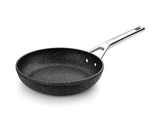 Monix Mineral | Poêle à frire en aluminium forgé de 22 cm, antiadhésive, type pierre, sans PFOA, adaptée à l'induction