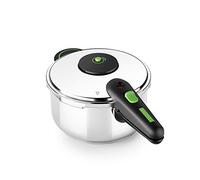 Monix Presto - Autocuisseur Rapide 4 Litres, Acier Inox 18/10, Compatibles Toutes Sources de Chaleur Induction Incluse