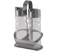 MONIX Sabor | Huilier/Vinaigrier Acier Inoxydable et Verre 2 Unités