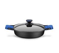 MONIX Solid+ | Faitout Bas 24 cm, Fonte D'Aluminium avec Antiadhésif Innovations sans PFOA, Compatible Toutes Sources de Chaleur Incluse Induction
