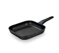 MONIX Solid+ | Gril Carré 28 cm en Fonte d’Aluminium avec Antiadhésif Innovations sans PFOA, Compatibles Toutes Sources de Chaleur