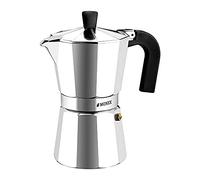 Monix Cafetière Vitro Express 6 tasses – aluminium, compatible toutes sources (sauf induction)