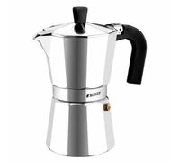 MONIX Cafetière Italienne 9 tasses à pression 3935008 gris