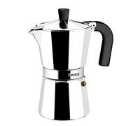 Monix Vitro Express | Cafetière en aluminium 3 tasses, adaptée à tous types de cuisinières sauf à induction