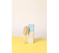 MONJOUR - Ma Première Brosse Bébé en Poils de Chèvre Naturels - Brosse Cheveux Bébé Ultra Douce - Idée Cadeau Naissance pour Nouveau-né et Jeunes Parents
