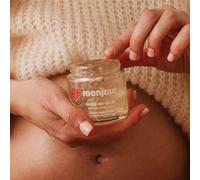 MONJOUR - Made in France - Huile-en-Gelée Grossesse et Post-Partum Naturelle 98% - Prévention Vergetures - Caméline Bio et Inca Inchi - Nourrit Hydrate et Apaise la Peau
