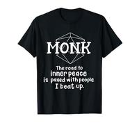 Monk Funny Character Blague Jeux de rôle RPG Gamer T-Shirt