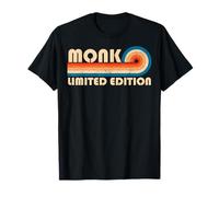 MONK Retro 70s 80s Sunset Stripe T-Shirt