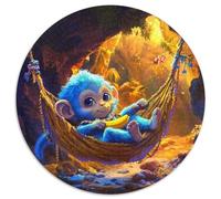 Monkey 1000 Pieces Puzzles Ronds Puzzle Cadeaux Jeu Cadeau Unique Puzzle De Qualité Supérieure
