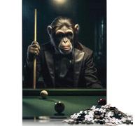 Monkey at The Crucible Puzzle 1000 Pieces Cadeau Unique Jeu Éducatif Défi Jouet À De Qualité Supérieure Peinture Art pour Adultes Et Enfants À Partir De 12 Ans 1000pcs (40x28cm)
