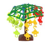 Monkey Balance Game, Interactive Kids Balance Toy, 7.09x7.09x6.1 inches Preschool Learning Blocks Set to Boys, Girls Ages 3 Plus, Educational Activities for Birthday, Christmas, Kindergarten Presents