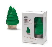 Monkey Business Forest: Distributeur de cure-dents rigolo Porte-cure-dents en forme de sapin qui crache 1 cure-dents quand on le secoue | Accessoires de cuisine mignons | Gadgets de cuisine cools