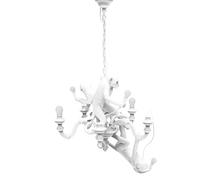 Monkey Chandelier Lampe de suspendue Seletti Blanc - 8008215148656