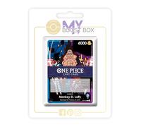Monkey D. Luffy 040 Leader & Toutes Les Cartes C/UC/R Bleues - Myboost X One Piece 11 - des poings vifs comme l'éclair - Coffret de 19 Cartes One Piece Françaises