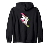 Monkey Flying, Batteur avec Lightning Rock Band Fun Design Sweat à Capuche