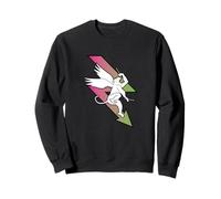 Monkey Flying, Batteur avec Lightning Rock Band Fun Design Sweatshirt