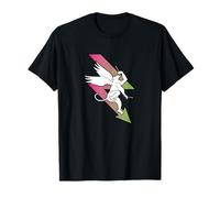Monkey Flying, Batteur avec Lightning Rock Band Fun Design T-Shirt