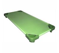 MONKEY GYM Lit de sieste empilable portable pour tout-petit, lit de couchage pour tout-petits, chaise longue pour enfants, lit de repos pour enfants, lit king size, vert