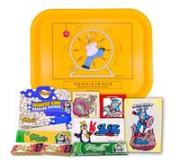 Monkey King Coffret Cadeau pour Fumeurs Plateau à Rouler Officiel The Simpson, Accessoires, Feuilles à Rouler, Filtres, Rouleaux, Autocollants et Cartons (Persistance)