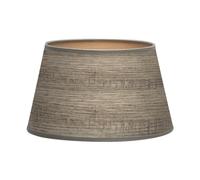 monkey ladder Abat-jour conique en bois gris, dimensions de 45 x 35 x 30 cm, design ouvert idéal pour la décoration moderne en éclairage *