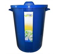 monkey ladder Poubelle - Capacité de 45 litres, couleur bleue, design résistant et durable, idéal pour une utilisation en intérieur et en extérieur. *