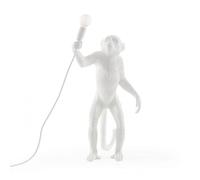Monkey Lampe à Poser Debout Singe Blanc