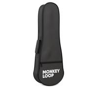 MONKEY LOOP Jungle UKB-21 - Étui pour ukulélé Soprano avec Rembourrage de 5 mm - Sac Durable pour ukulélé Soprano - Poche extérieure pour Accessoires - Poignée et Sangle arrière