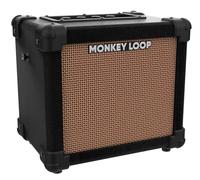 Monkey Loop MLA-10AC - Amplificateur de Guitare Acoustique - Amplificateur Combo 10 W - Haut-Parleur 5 Pouces 4 Ohm - Option d'alimentation avec 6 Piles AA avec Adaptateur Secteur