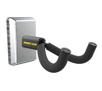 MONKEY LOOP Wall Prime Chrome - Support Guitare Mural Porte - Guitare Électrique ou Acoustique - Mur de Porte-Manteau pour Guitare avec Protection en Caoutchouc - Ouverture 55 mm - Couleur Argent